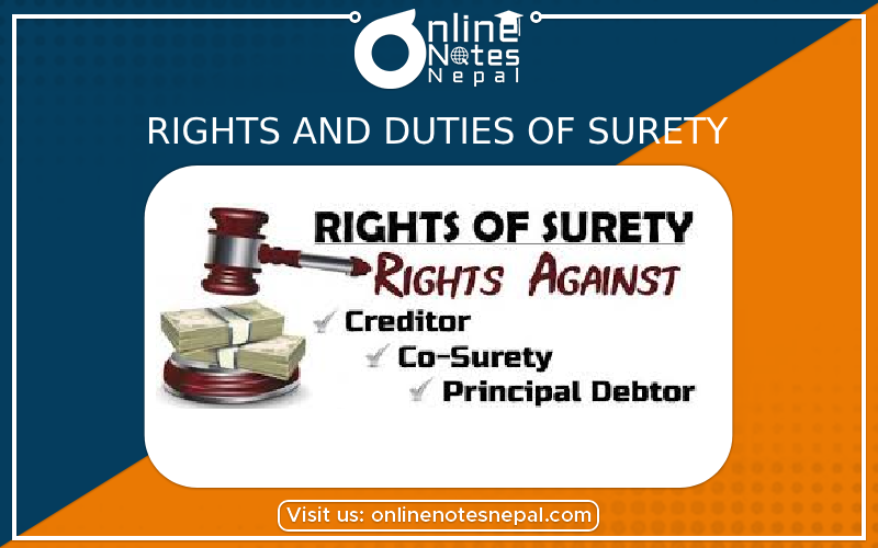 Rights and Duties of Surety